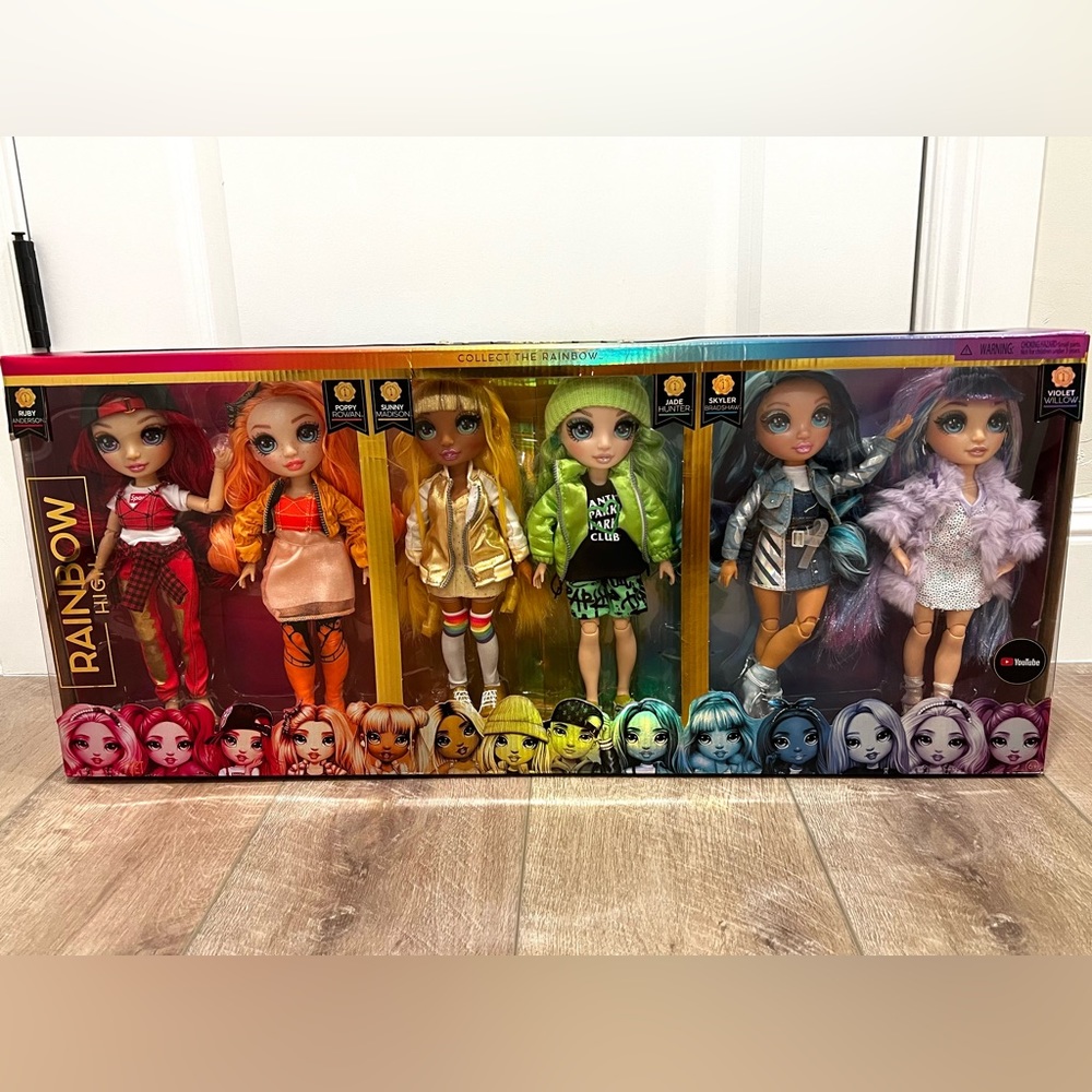 Rainbow High Original Fashion Doll 6-Pack